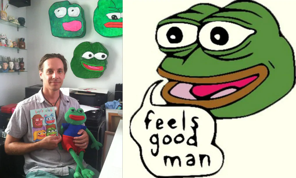 Portrait of Pepe the Frog Creator 