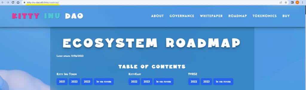 Kitty-Inu-KITTY-token-roadmap