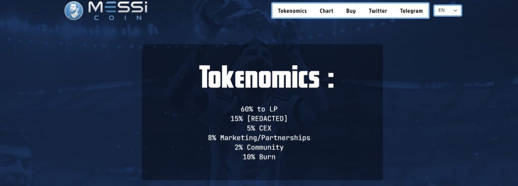 Messi-Coin-ERC20-token-tokenomics