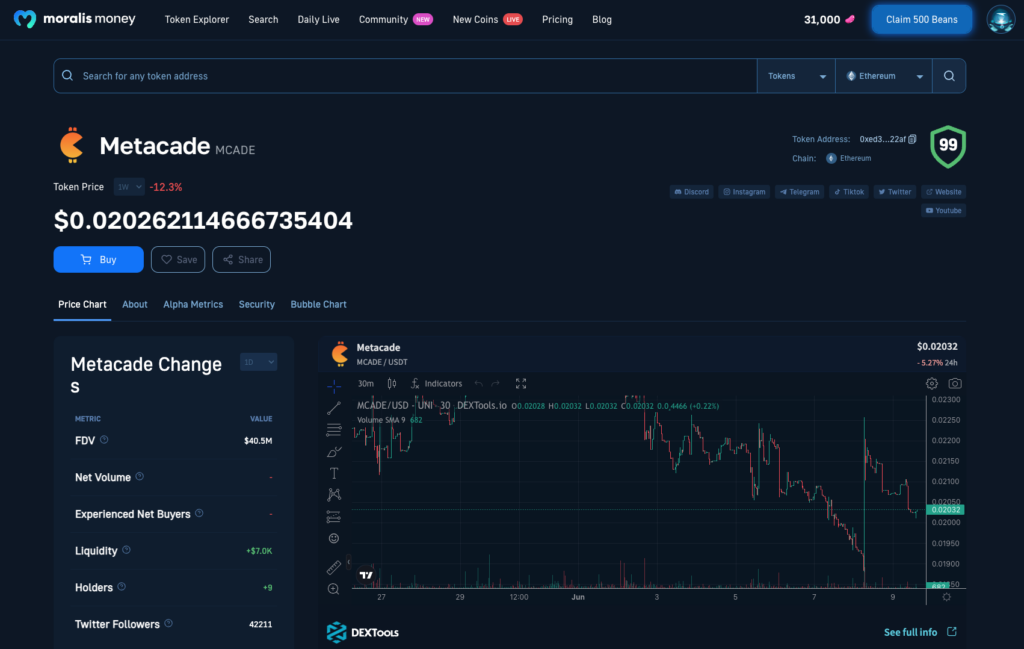 Metacade - A new DeFi Coin for 2023