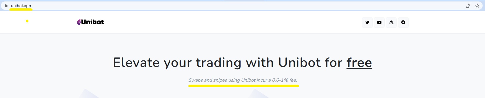 Unibut-crypto-fees