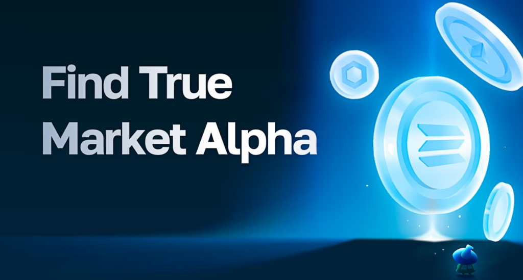 Banner with title: Use Blockchain Analytics from Moralis to Find True Market Alpha