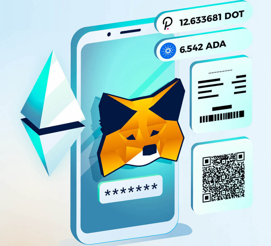 illustrative image showing the metamask crypto portfolio manager app