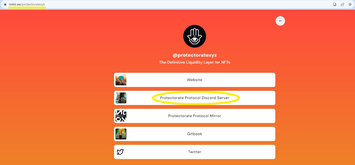 Protectorate crypto linktr.ee