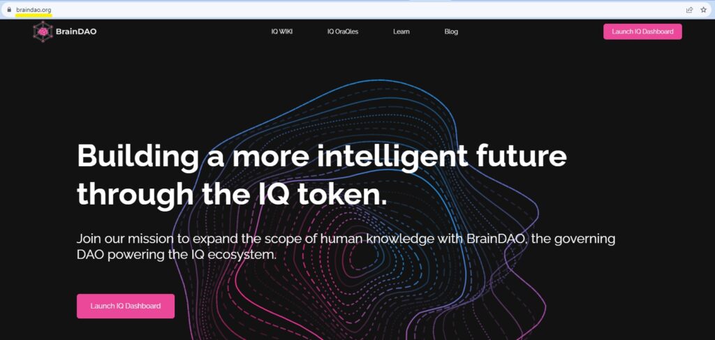 BrainDAO community page