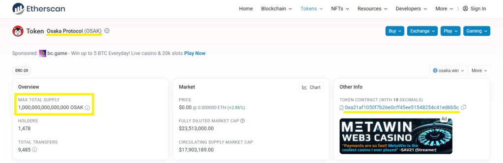 Osaka-Protocol-OSAK-token-on-Etherscan