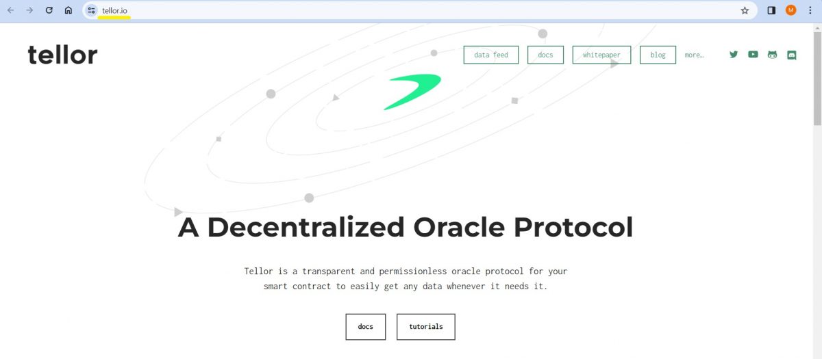 Tellor (TRB) Crypto Project Official Website
