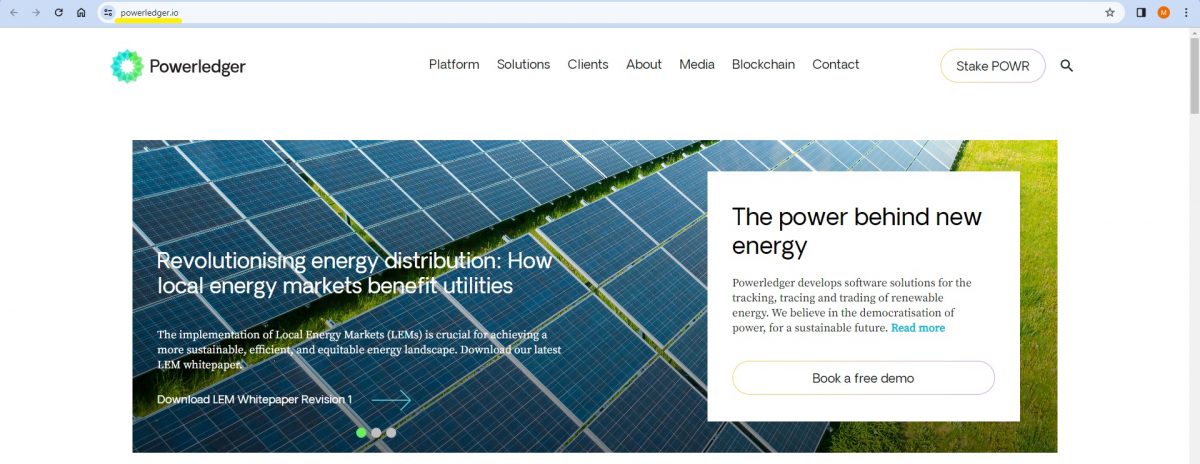 What is the POWR Crypto, and is Powerledger a Good Investment-project's official website